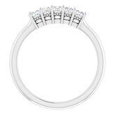 Platinum 1/3 CTW Natural Diamond Anniversary Band